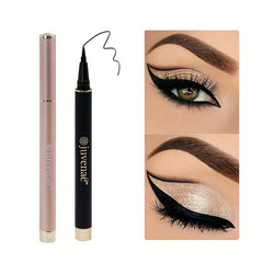 2-in-1 Waterproof Adhesive Eyeliner Pen - 24H Long Lasting No Glue Needed