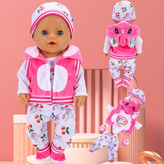 Unicorn Doll Clothes Set for 17-18 Inch Girl Dolls - 5pcs