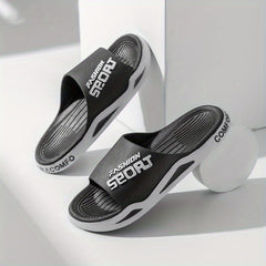 Men's Non Slip Slides Lightweight Slippers for Indoor Outdoor