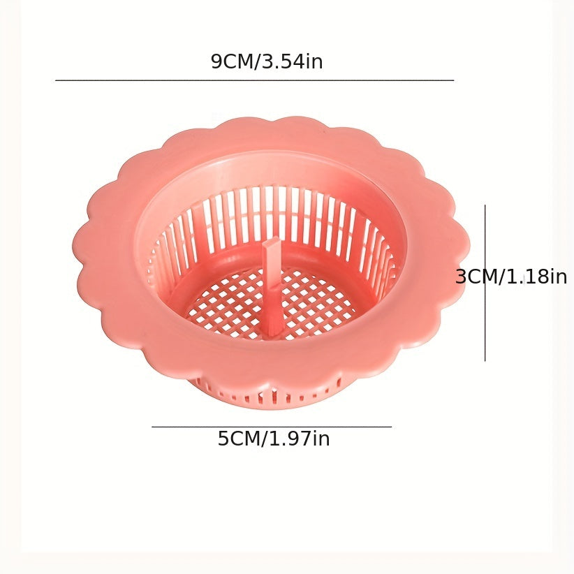 4pcs Hair Filter Catcher Sink Anti Clogging Strainer Plug