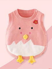 Cute Baby Sweater Vest for Spring & Autumn