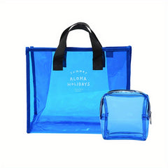 Transparent Portable Bag Sets Waterproof Versatile Storage Beach