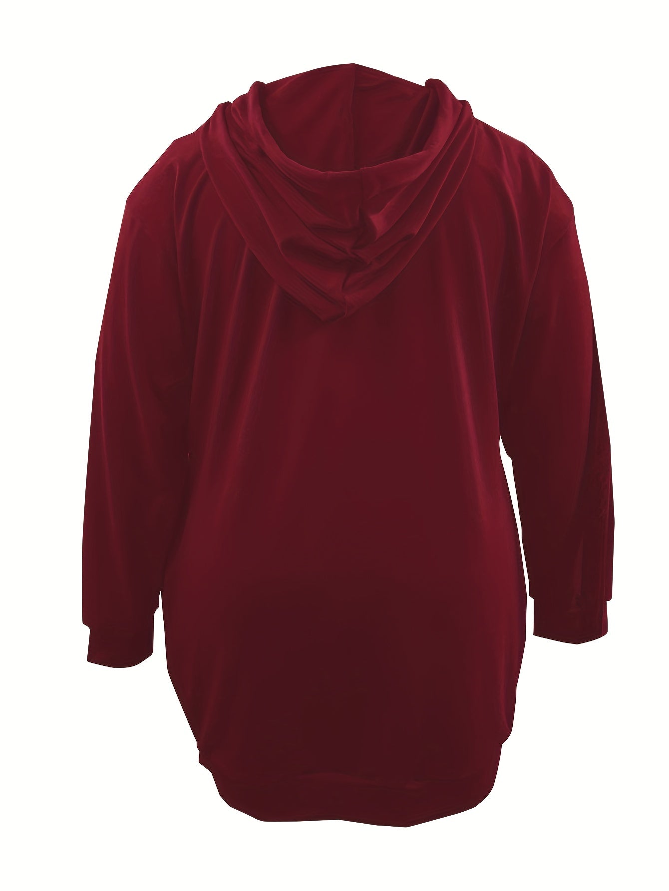  Letter Print Long Sleeve Hoodie Dress