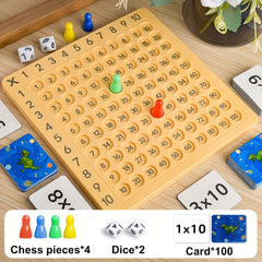 Multiplication Table Puzzle Game for Kids, School Math Teaching Aid Toy