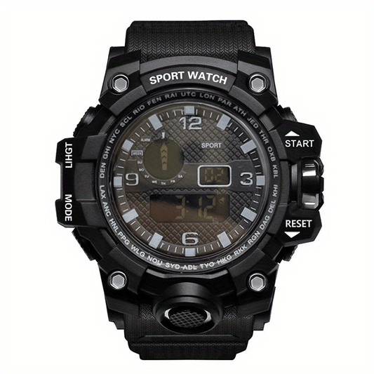 Large Dial Sports Electronic Watch for High School Boys