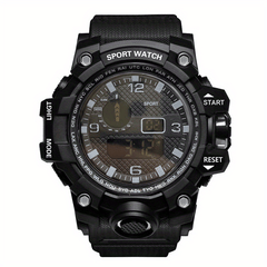 Large Dial Sports Electronic Watch for High School Boys