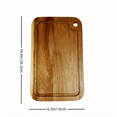 Wood Cutting Board With Juice Groove Chopping Board For Kitchen Meat Cheese
