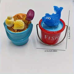 Mini Beach Scene Models for Dollhouses DIY Home Decor