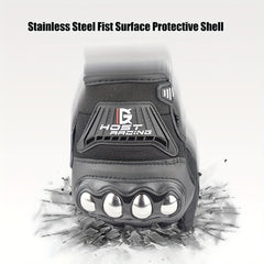 Durable Breathable Motorcycle Gloves Touchscreen Compatible