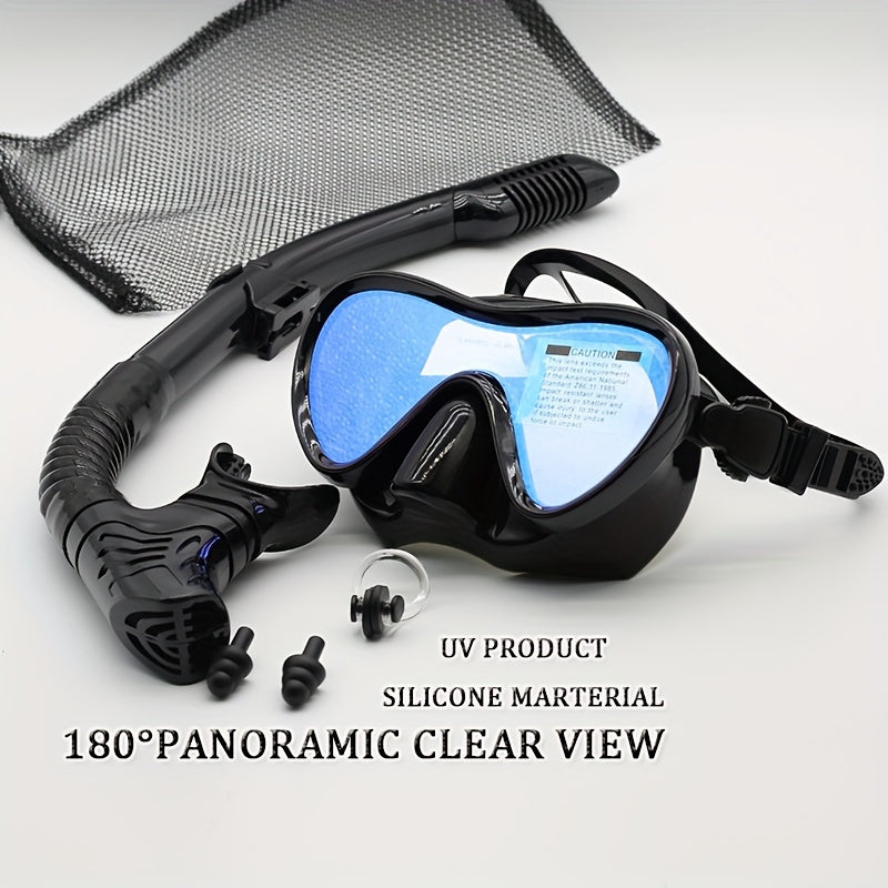 Professional Silicone Scuba Diving Mask And Breathing Tube