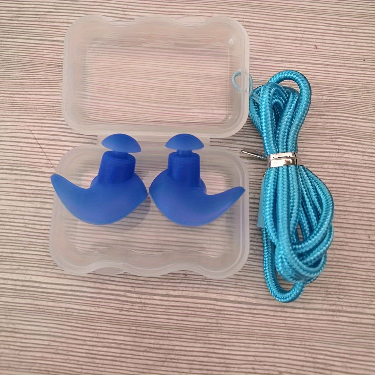 Reusable Earplugs with Lanyard for Swimming and Sleeping