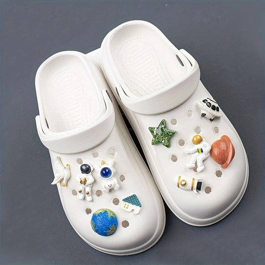 Astronaut Shoe Charms for Clogs DIY Shoes Accessories