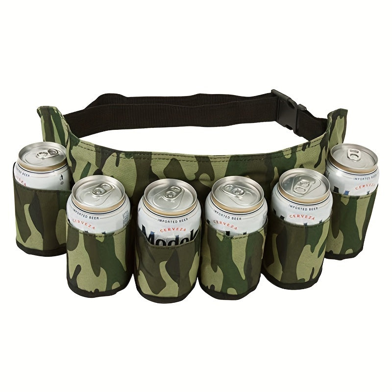 Portable Beverage Holder with Creative Print, Party Accessory