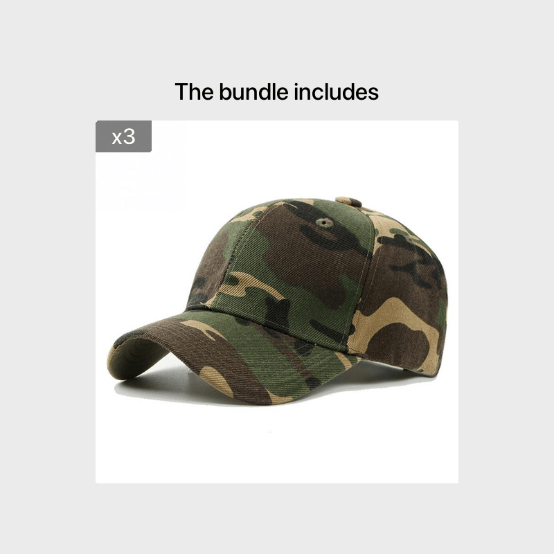 Camouflage Green Baseball Cap Cap Peaked Cap