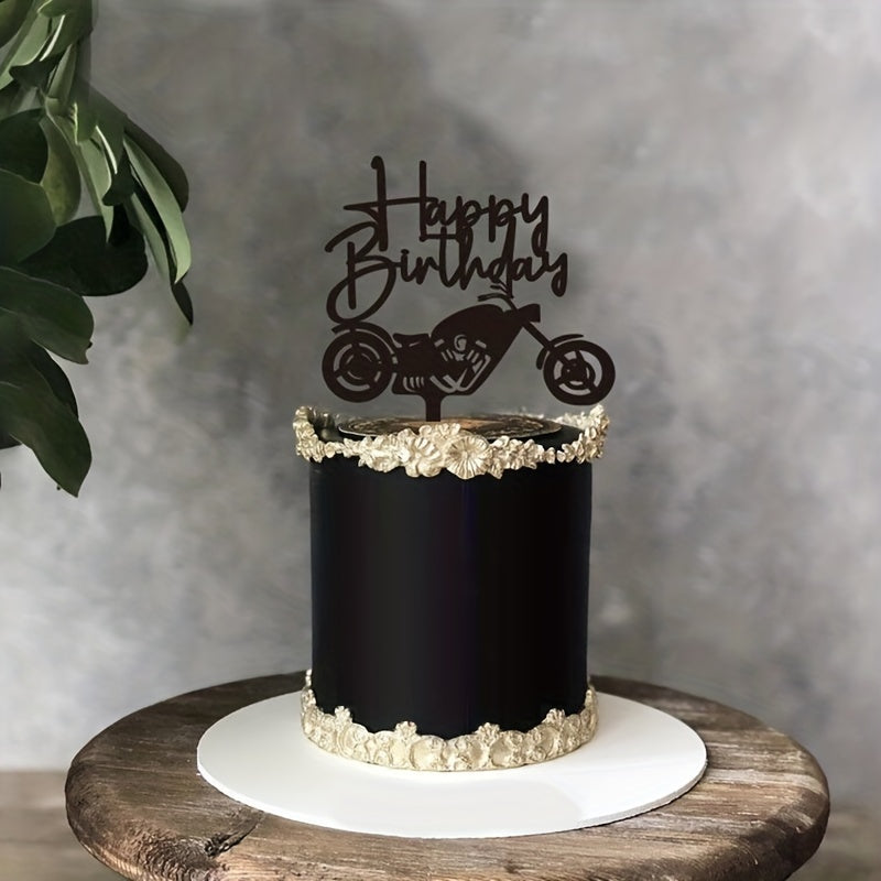 Motorcycle and Car Cake Toppers DIY Decor