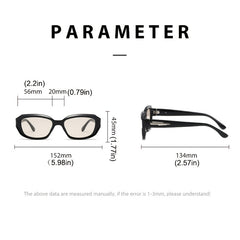 Square Y2k Sunglasses Vintage Small Frame Sunglasses