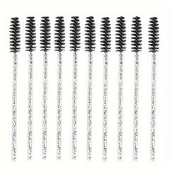 100 Disposable Mascara Brushes Makeup Tools 8 Colors