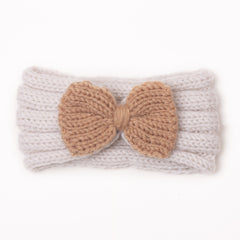 Wool Bow Baby Headband 0-2 Years Old
