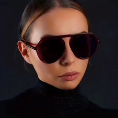 Y2K Top Bar Sunglasses For Women Men Anti Glare UV400