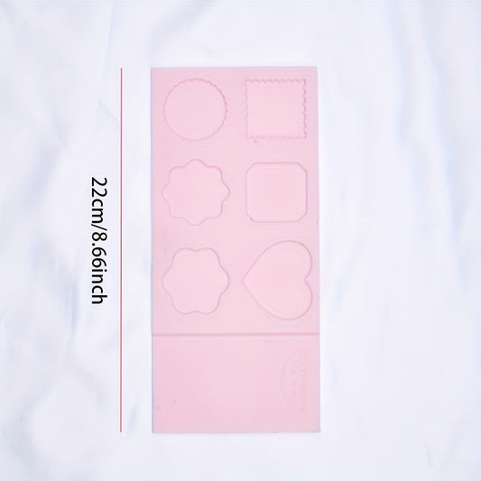 Silica Gel Wax Seal Molds Flower Shape for 2.54 cm Wax Seal Stamp