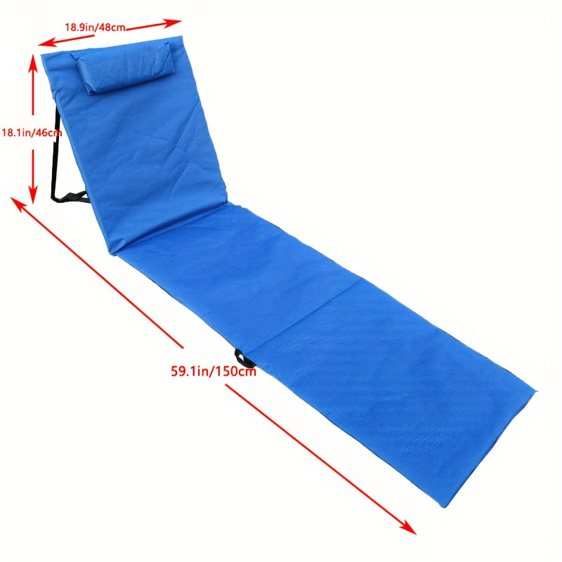 Portable Foldable Beach Mat Camping Seat with Storage Bag