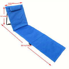 Portable Foldable Beach Mat Camping Seat with Storage Bag