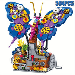 Mechanical Butterfly Model Building Set with Stand ABS Material