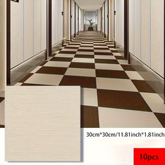 Self-adhesive Carpet Tile Square Floor Mat DIY Home Decoration