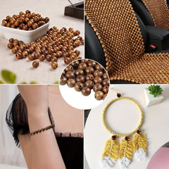 8mm Chicken Wings Wooden Beads Round Beads Sandalwood DIY Jewelry Accessories