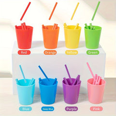 Wooden Educational Toy with Sorting Cup for Number Recognition and Matching
