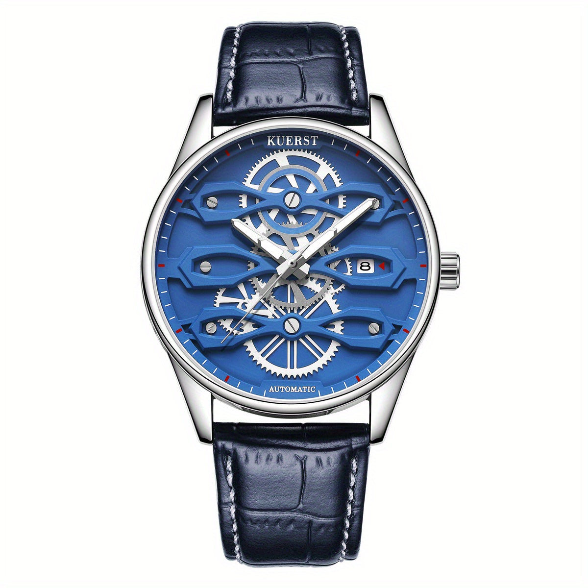 KUERST Double Press Butterfly Buckle Automatic Mechanical Watch