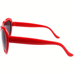 Men's Oversized Heart Sunglasses Retro Decorative Glasses