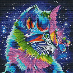 Cat Cross Stitch Embroidery Kit DIY Home Decor