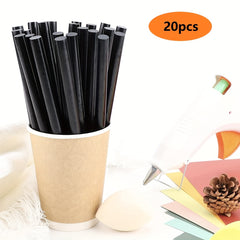 20pcs Mini Glue Gun Sticks Hot Melt Adhesive for Craft Fabric DIY