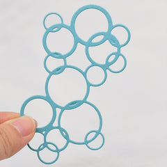 Bubble Circle Shape Metal Cutting Dies for Scrapbook Paper Craft Stencils