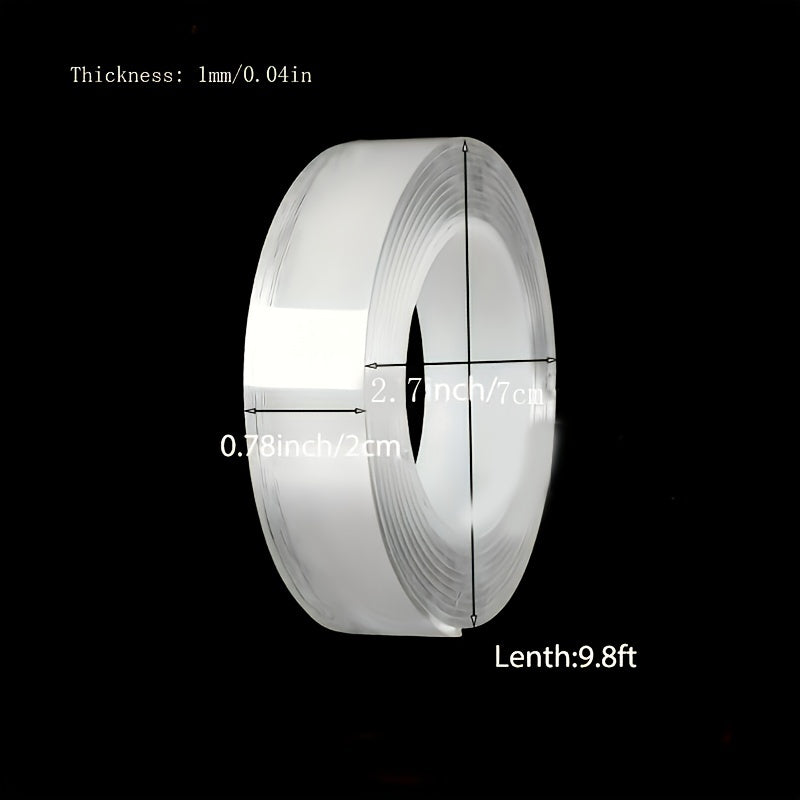 Nano Double sided Tape High Viscosity Washable Transparent Acrylic