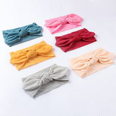 Baby Girls Nylon Rabbit Ear Headbands for Newborn