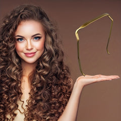 Thick Curly Hair Band Style Headdress Invisible Headband Fixed Hair Tools