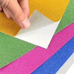 10 Sheets Glitter Cardstock Paper A4 for DIY Projects Scrapbook Crafts