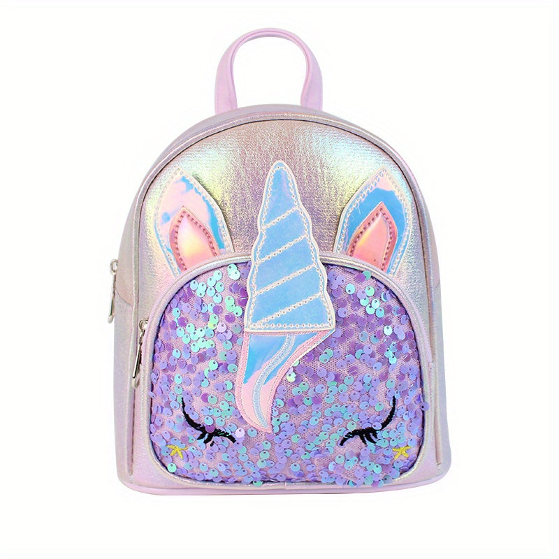 Sequin Unicorn Shoulder Backpack for Kids