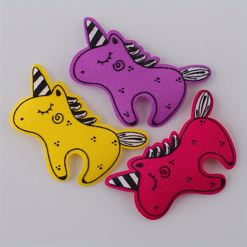 3pcs DIY 3D Printing Animal Cloth Stickers for Kids Clothing Decoration