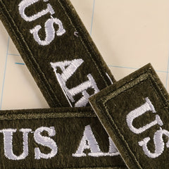 4pcs Embroidered Letter Patches For Girls Clothing Hats Accessories
