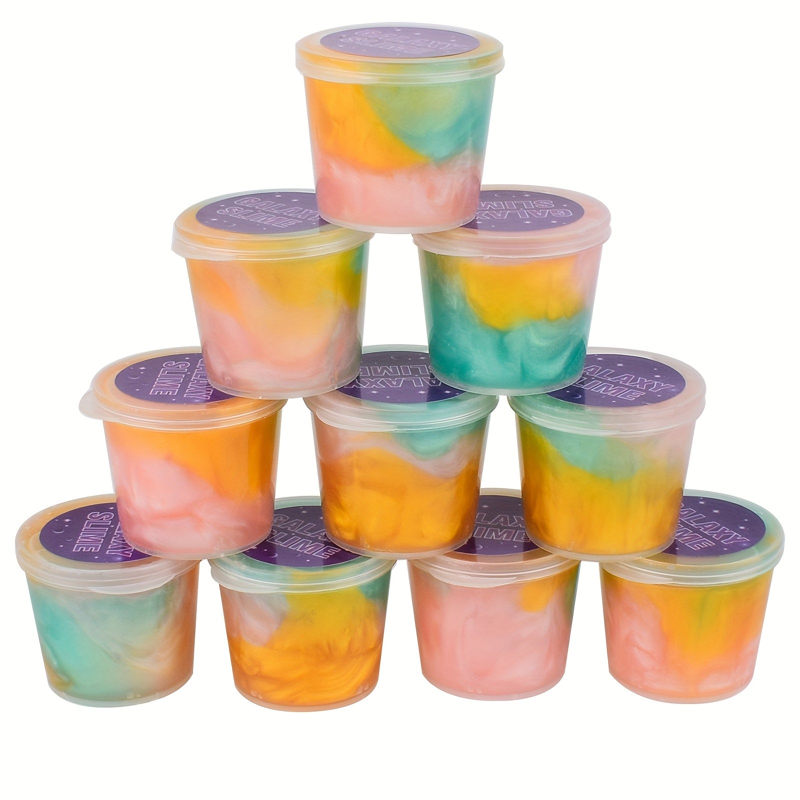 Tricolor Slime Non Sticky Soft Putty Toy For Boys Girls Anxiety And Stress Relie