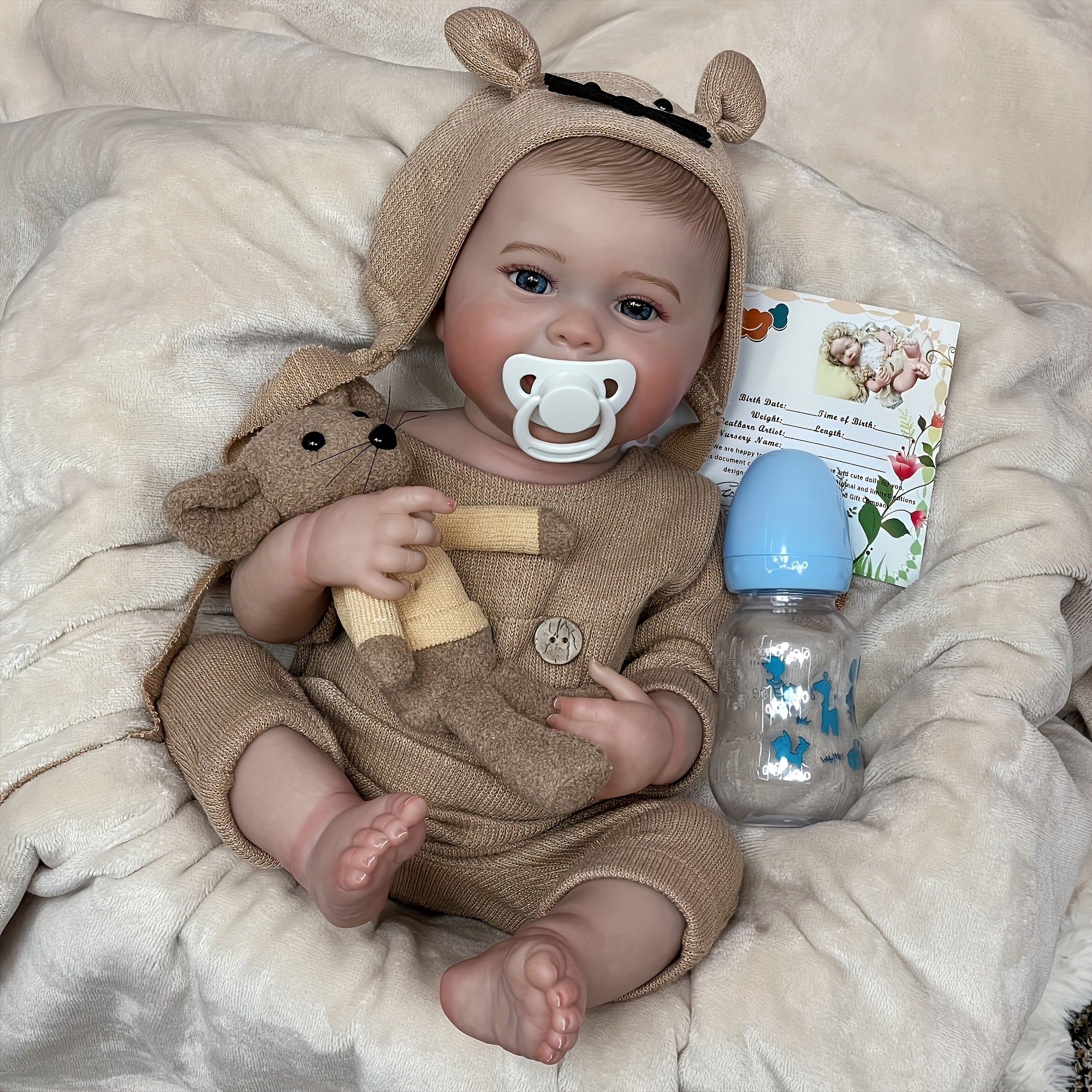 Waterproof Smiling Boy Reborn Dolls - Perfect for Birthday