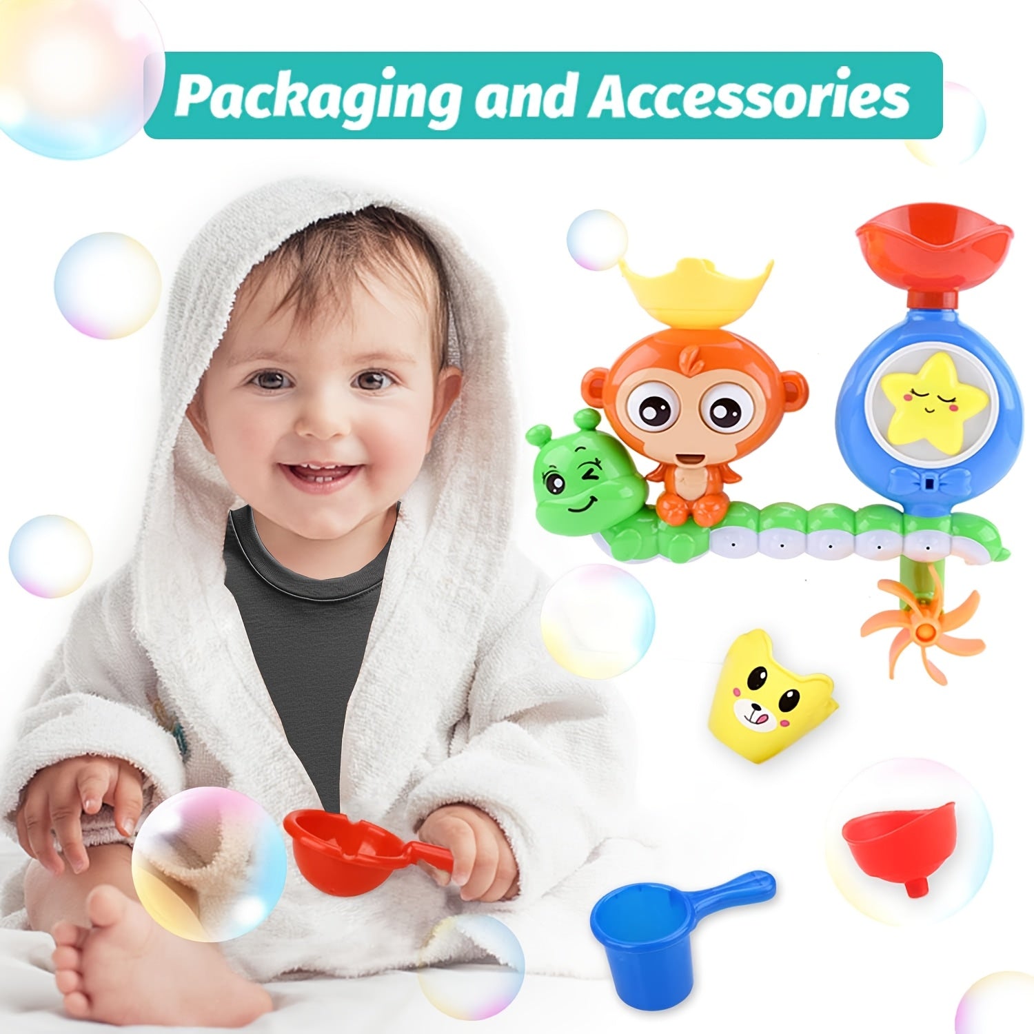 Bathtub Waterfall Station Bath Toy for Kids
