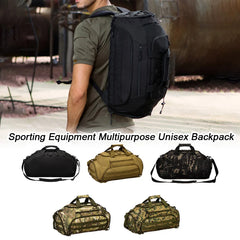 35L Waterproof Nylon Backpack for Hiking Travelling Shoulder Bag