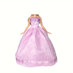 5pcs Doll Clothes & Party Dress Outfits 11.5in 28 Bodysuits Lace Floral Solid
