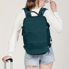 Functional Travel Backpack Large Capacity Laptop Rucksack