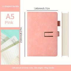 Magnetic Suction Notebook U-Shaped Buckle Creative Diary Notepad