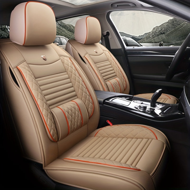 High-end 5 Seat Covers Universal Full Covered Car Seat Protectors
